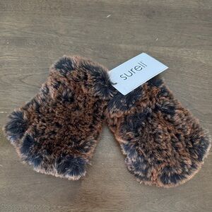 Surell faux fur gloves